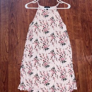 Pink Floral Summer Dress
